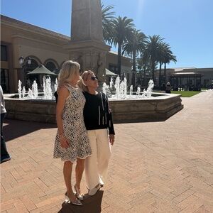 Pink Tartan Leopard Knit Dress Small